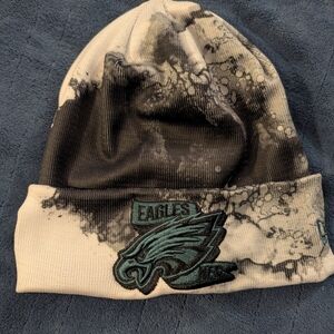 Philadelphia Eagles Men's NFL Gray, Black And Green Beanie